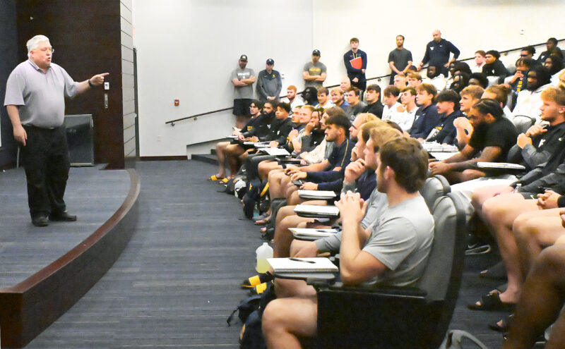 Gov. Patrick Morrisey Sets Goals For Regional Athletic Dominance To WVU Football Team